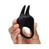 Fifty Shades Of Grey Sensation Rechargeable Silicone Vibrating Rabbit Love Ring Black