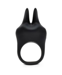Fifty Shades Sensation Rechargeable Rabbit Love Ring Black