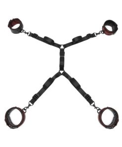 Fifty Shades Of Grey Sweet Anticipation Reversible Under Mattress Restraint Set Red/Black