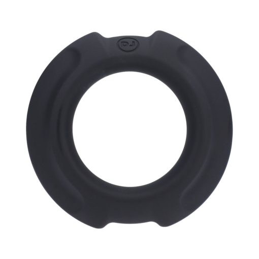 Metal Core Cock Ring 35 Mm Black