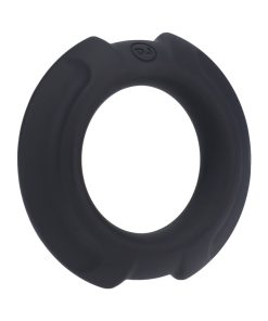 Optimale Flexisteel Silicone, Metal Core Cock Ring 35 Mm Black