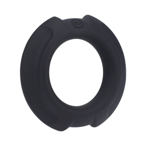 Optimale Flexisteel Silicone, Metal Core Cock Ring 35 Mm Black - Image 4