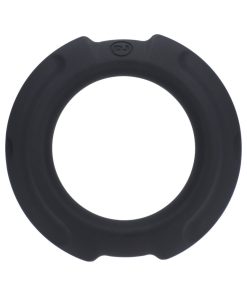Metal Core Cock Ring 43 Mm Black