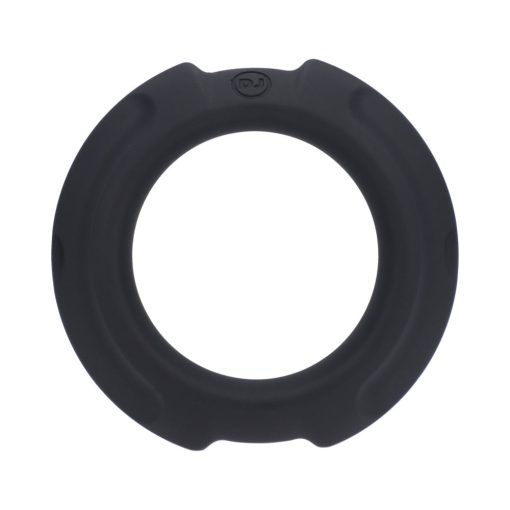 Metal Core Cock Ring 43 Mm Black