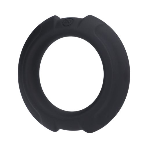 Optimale Flexisteel Silicone, Metal Core Cock Ring 43 Mm Black - Image 4