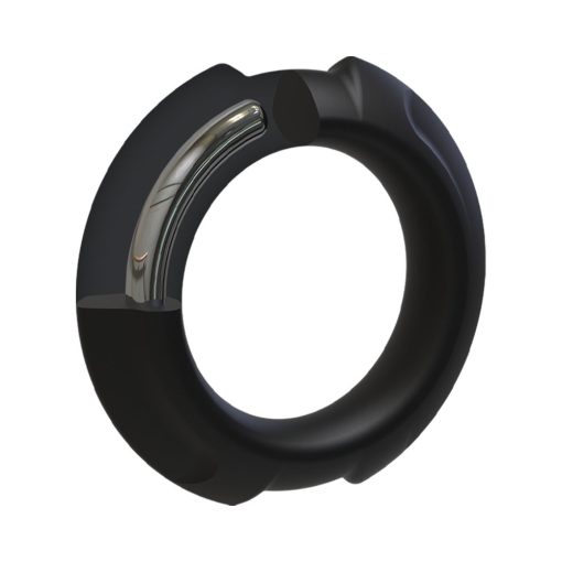 Optimale Flexisteel Silicone, Metal Core Cock Ring 43 Mm Black - Image 5