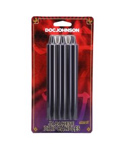 Japanese Drip Candles 3-Pack Black