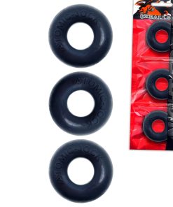 Oxballs Ringer Cockring 3-Pack Plus+Silicone Special Edition Night