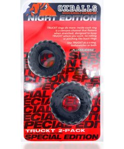 Oxballs Truckt 2-Piece Cockring Plus+Silicone Special Edition Night