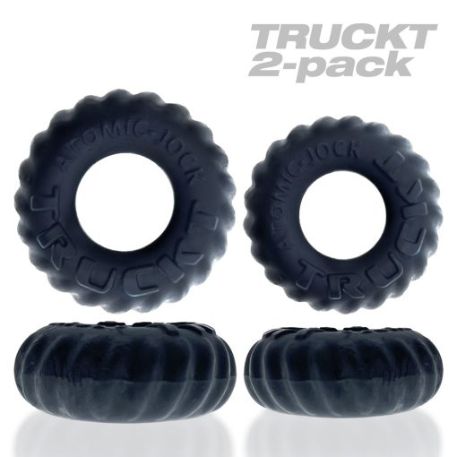 Oxballs Truckt 2-Piece Cockring Plus+Silicone Special Edition Night - Image 2