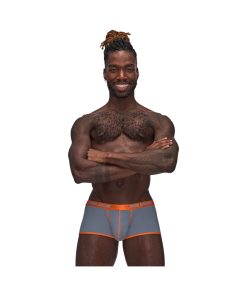 Male Power Casanova Uplift Short Gray M