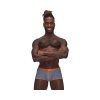 Male Power Casanova Uplift Short Gray Xl