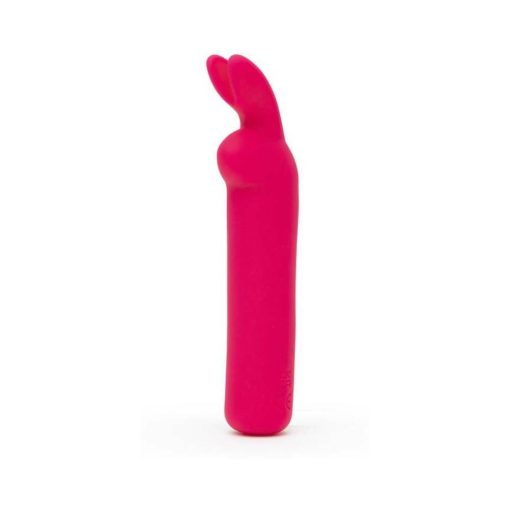 Happy Rabbit Rechargeable Silicone Bullet Vibrator With Ears Pink - Image 2