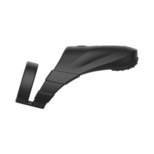Forto F-48 Rechargeable Silicone Perineum Vibrating Double Cockring Black - Image 3