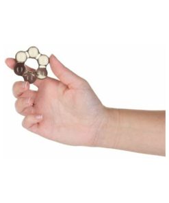 Powerbullet Got Big Dick Super-Stretch Cockrings 2-Pack Smoke