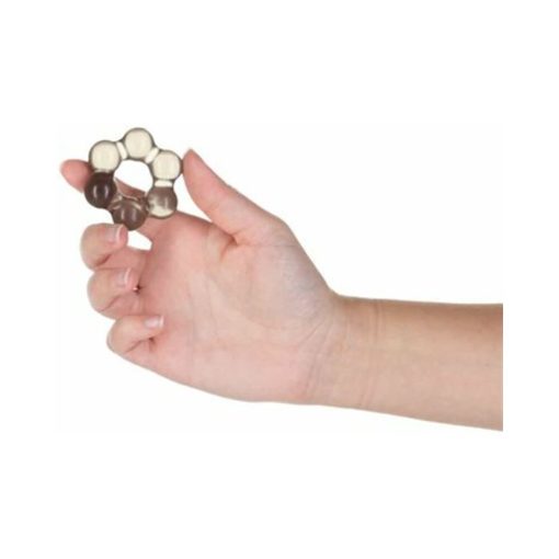 Powerbullet Got Big Dick Super-Stretch Cockrings 2-Pack Smoke - Image 5