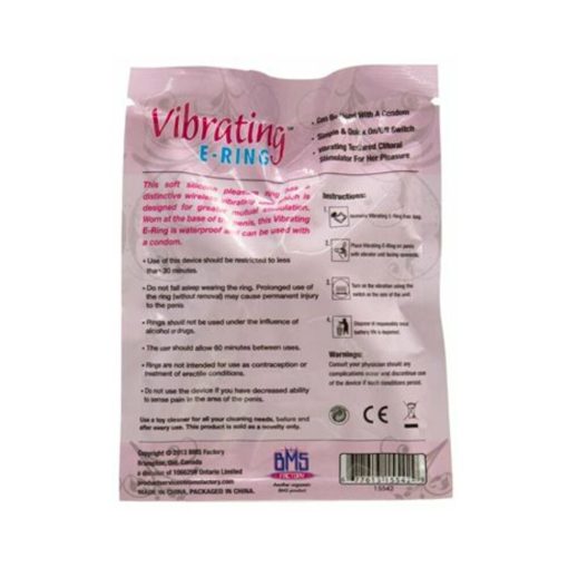 Powerbullet Vibrating Cockring Butterfly Pink - Image 2