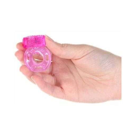 Powerbullet Vibrating Cockring Butterfly Pink - Image 3