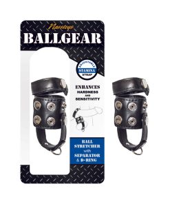 Ballgear Ball Stretcher With Separator & D-Ring - Black