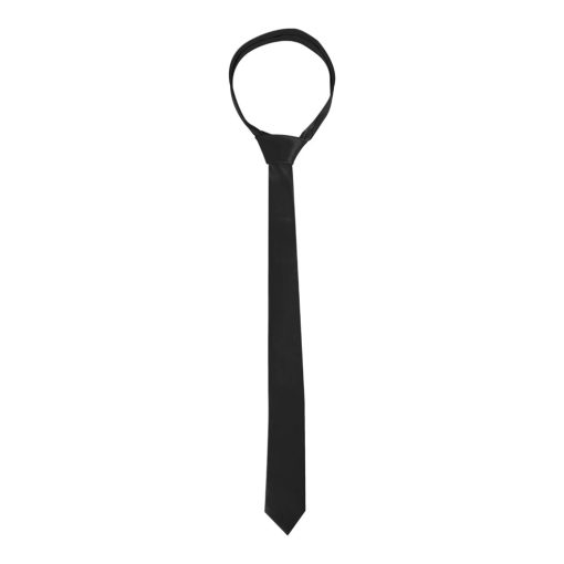 Ouch! Black & White Satin Bondage Tie Black - Image 2