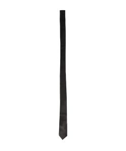Ouch! Black & White Satin Bondage Tie Black