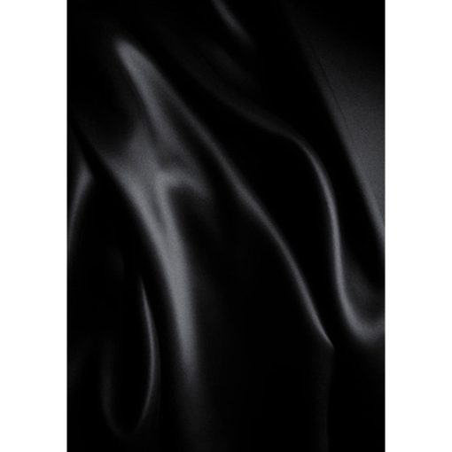 Ouch! Black & White Satin Bondage Tie Black - Image 4