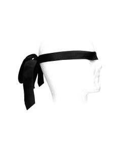 Ouch! Black & White Satin Bondage Tie Black