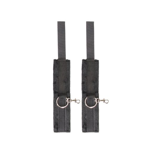 Ouch! Black & White Velcro Hogtie With Hand & Ankle Cuffs Black - Image 2