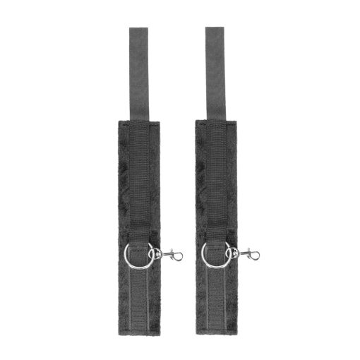 Ouch! Black & White Velcro Hogtie With Hand & Ankle Cuffs Black - Image 5
