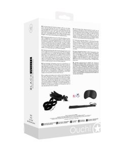 Ouch! Black & White Bondage Belt Restraint System Black