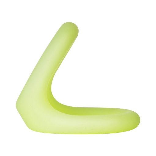 Forto F-22 Liquid Silicone Cock & Ball D-Ring Large Glow - Image 3