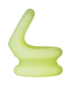 Forto F-20 Liquid Silicone Cockring & Ball Stretcher Medium Glow