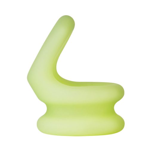 Forto F-20 Liquid Silicone Cockring & Ball Stretcher Large Glow - Image 4