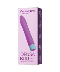Femmefunn Densa Bullet Rechargeable Dual Density Silicone Slimline Vibrator Purple