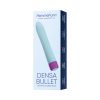 Femmefunn Densa Bullet Rechargeable Dual Density Silicone Slimline Vibrator Light Blue