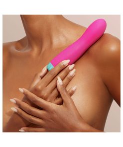 Femmefunn Rora Rechargeable Silicone Rotating Bullet Vibrator Pink