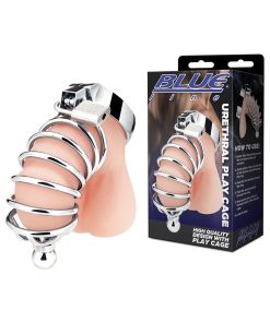 Blue Line Urethral Play Cage