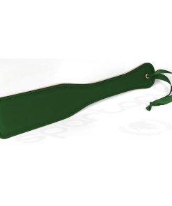 Spartacus Green Pu Paddle With Reverse Plush