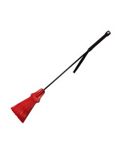 Rouge Tasseled Riding Crop Red