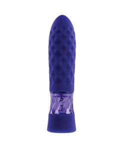 Evolved Raver Light-Up Rechargeable Silicone Bullet Vibrator Purple