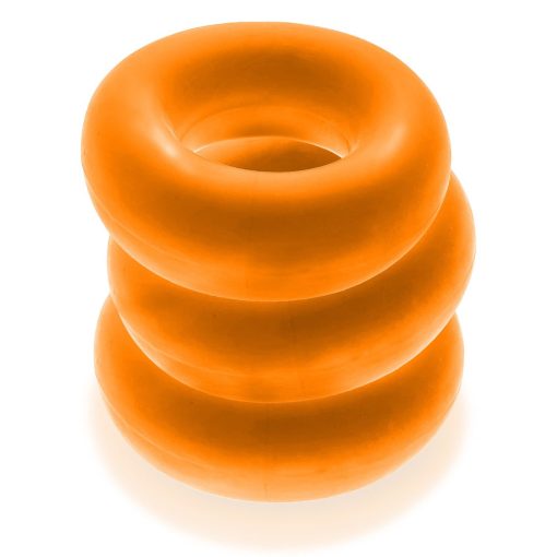 Oxballs Fat Willy 3-Pack Jumbo Cockrings Orange - Image 3