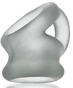 Oxballs Tri-Squeeze Cocksling And Ballstretcher Clear Ice