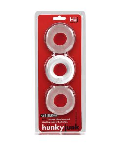 Hunkyjunk Huj3 C-Ring 3-Pack White Ice
