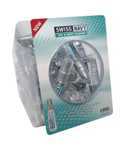 Swiss Navy Toy And Body Cleaner 1 Oz. 50-Piece Fishbowl