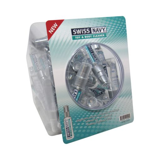 Swiss Navy Toy And Body Cleaner 1 Oz. 50-Piece Fishbowl