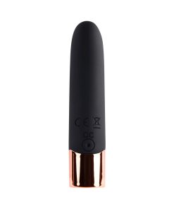 Gender X The Gold Standard Rechargeable Silicone Bullet Vibrator Black/Gold