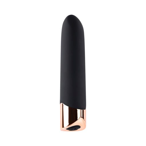 Gender X The Gold Standard Rechargeable Silicone Bullet Vibrator Black/Gold - Image 6