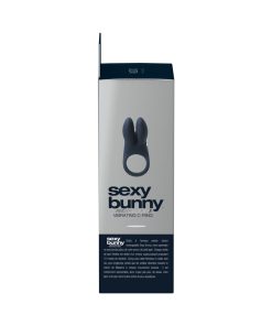 Vedo Sexy Bunny Rechargeable Vibrating C-Ring Black Pearl