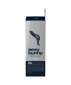 Vedo Sexy Bunny Rechargeable Vibrating C-Ring Black Pearl