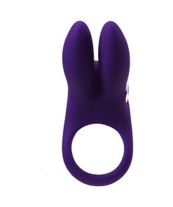 Vedo Sexy Bunny Rechargeable Vibrating C-Ring Deep Purple